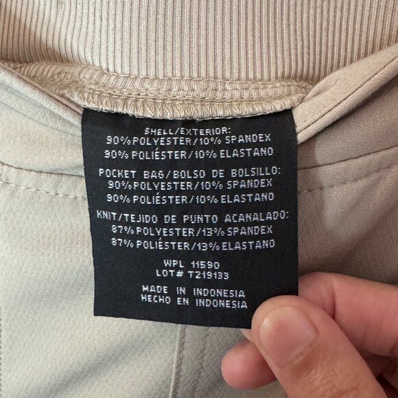 32 Degrees Cool women's cream stretch woven pants size M - Picture 7 of 7